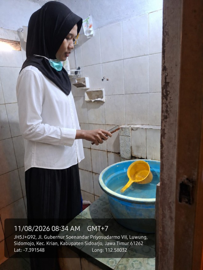 Kader Posyandu Sidomojo Rutin Pantau Jentik Nyamuk, Wujudkan Lingkungan Sehat dan Cegah DBD