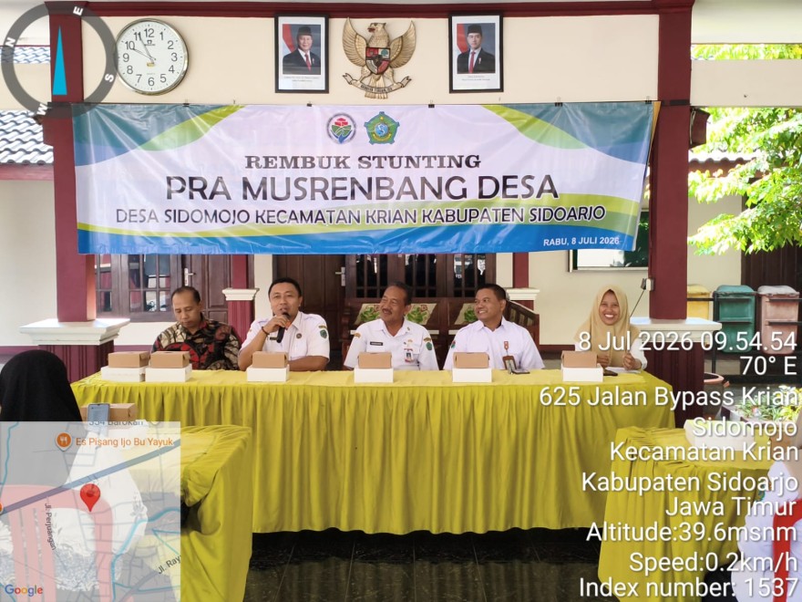 Perkuat Upaya Pencegahan Stunting, Pemerintah Desa Sidomojo Gelar Rembuk Stunting Tahun 2026