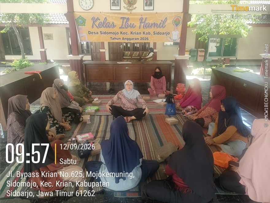 Tingkatkan Pengetahuan Kesehatan Ibu dan Janin, Pemerintah Desa Sidomojo Gelar Kelas Ibu Hamil