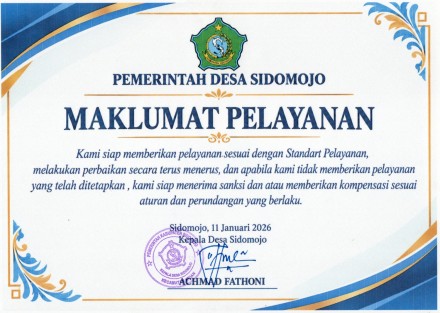 MAKLUMAT PELAYANAN